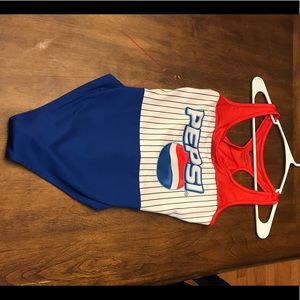 pepsi spandex bodysuit